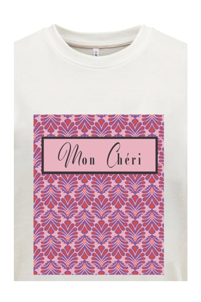 ONLFLEUR LIFE S/S TEE CS JRS 15346852 Cloud Dancer/Mon cheri